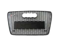 Решетка радиатора Chrome Black (в стиле RSQ7) для Audi Q7 4L 2005–2015