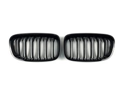 Ноздри Черный глянец (Двойные M-Look) для BMW 1 Series F20 / F21 2011–2015