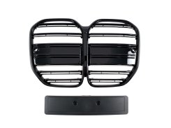 Решетка Черный глянец (Двойные M-Look) на BMW 4 Series G22/G23 2020-2024 года