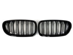 Решетка радиатора ноздри BMW 5 Series F10/F11/F18 2010–2017 рік Черный Глянец