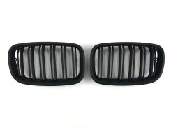 Решетка радиатора ноздри BMW X5 Series E70 2007–2013 рік Черный Матовый