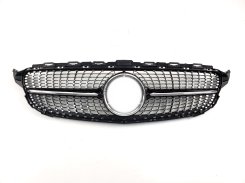 Решетка радиатора Mercedes C-Class W205 2014-2018 Diamond Black