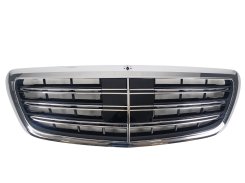 Решетка радиатора Chrome под камеру AMG S63 на Mercedes-Benz S-Class W222 2013-2017 года