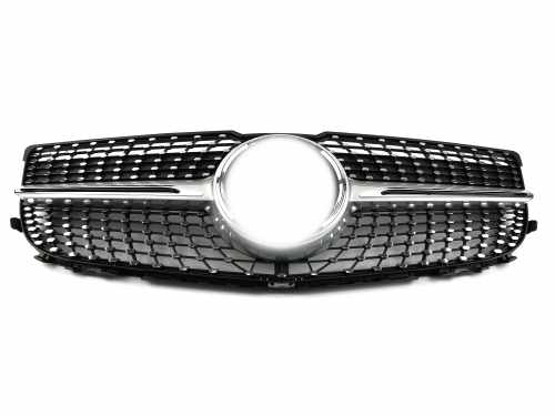 Решетка радиатора Mercedes GLK-Class X204 2012–2015 рік Diamond Silver