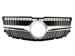 Решетка радиатора Mercedes GLK-Class X204 2012–2015 рік Diamond Silver