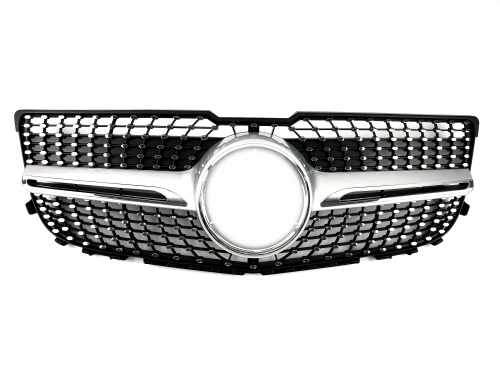 Решетка радиатора Mercedes GLK-Class X204 2012–2015 рік Diamond Silver