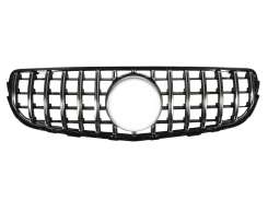 Решетка радиатора Chrome Black (без места под камеру) GT для Mercedes-Benz GLC-Class X253 2015–2019