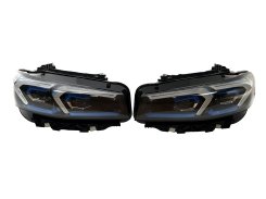 Передние фары (Laser LCI) апгрейд с LED Adaptive для BMW 3 Series G20 / G21 2018–2022
