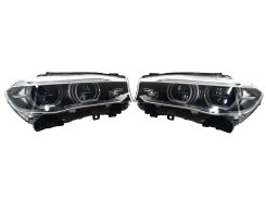 Передние фары Full Led Adaptive (стиль BMW Laser) на BMW X5 F15 2013-2018 года