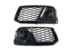 Решетка в бампер Full Black (в стиле RSQ5) для AUDI Q5 80A 2016–2020
