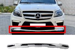 Хром накладка переднего бампера для Mercedes GL-Class X166 2012–2015