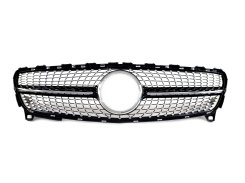 Решетка радиатора Black Diamond для Mercedes-Benz A-Class W176 2016–2018