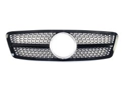Решетка радиатора Black Diamond для Mercedes-Benz C-Class W203 2000–2007