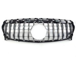 Решетка радиатора Mercedes CLA-Class W117 2017–2019 GT Chrome Black