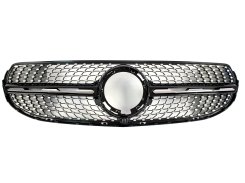 Решетка радиатора Black Normal Diamond для Mercedes-Benz GLC-Class X253 2019–2022