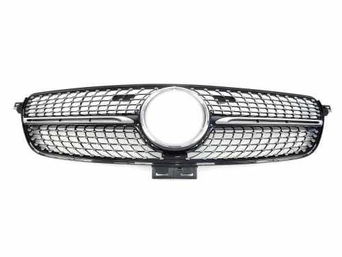 Решетка радиатора Mercedes GLE-Class W166 2015–2018 Diamond Black