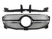 Решітка радіатора Mercedes GLE-Class W167 2019–2020 рік (Diamond Black)