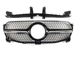 Решітка радіатора Mercedes GLE-Class W167 2019–2020 рік (Diamond Black)