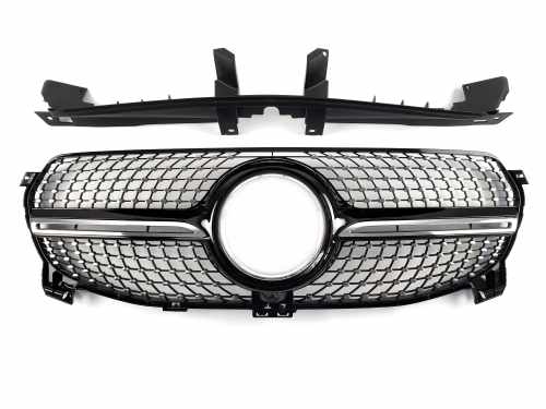 Решітка радіатора Mercedes GLE-Class W167 2019–2020 рік (Diamond Black)