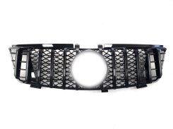 Решетка радиатора Full Black GT на Mercedes-Benz ML-Class W164 2005-2008 года