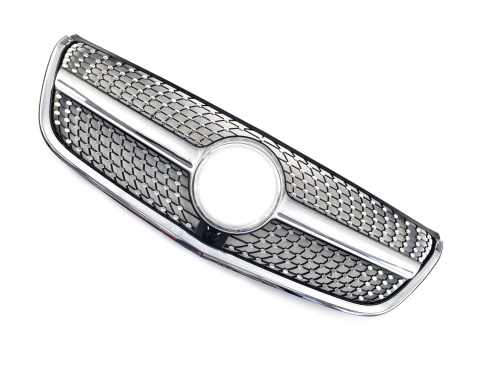 Грати радіатора Silver Diamond для Mercedes-Benz VITO-Class W447 2014–2019