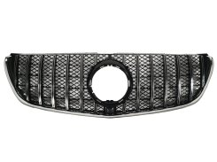 Решітка радіатора Chrome Black V2 (з місцем під камеру) GT для Mercedes-Benz V-Class W447 2014–2019