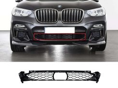 Решетки в бампер средняя (под радар) M-Paket на BMW X3 G01 2018-2022 года