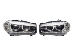 Передние фары (Bi-Xenon Adaptive) без блоков на BMW X5 F15 2013-2018 года