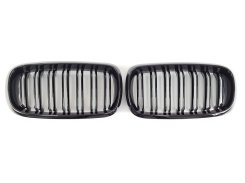 Решетка Черный глянец (Двойные M-Look) Китай на BMW X5 F15 2013-2018 года