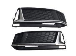 Решетки в бампер ( S4 ) S-Line V2 на AUDI A4 B9 2015-2019 года