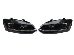 Передние фары (Full Led) на Volkswagen Polo 6R/6C 2009-2017 года