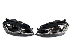 Передние фары (Full Led стиль VW Golf 7 2017+) на Volkswagen Golf VII 2012-2017 года