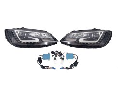 Передние фары (Xenon) 9pin на Volkswagen Jetta 2010-2015 года