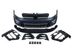 Передний бампер (стиль R32) на Volkswagen Golf VII 5G 2012-2017 года