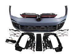 Передний бампер (стиль GTI) на Volkswagen Golf VIII CD1 2020-2024 года
