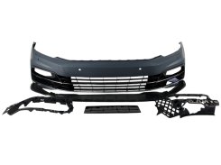 Передний бампер на Volkswagen B8 2014-2019 года ( в стиле R-Line )