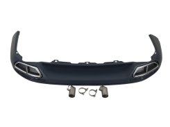 Дифузор (заднього бампера) (стиль R-Line) для Volkswagen Passat B8 2019–2023