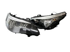 Передние фары Bi-Xenon на BMW 5 Series E60/E61 2003-2010 года