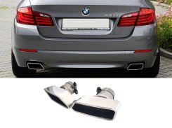 Насадки для выхлоп BMW 5 Series F10 2010–2017 года (M550i Хром)