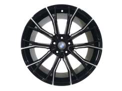 R20 Black+Milled (різноширокі) Диски для BMW 3 Series F30 / F31 2011–2018