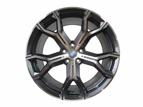 R21 Gray + Chrome (різноширокі) Диски на BMW X5 F15 2013-2018 року