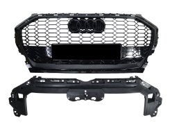 Решетка радиатора Full Black (в стиле RSQ5) V2 для Audi Q5 80A 2020–2023