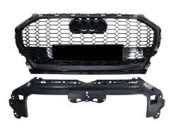 Решетка радиатора Full Black (в стиле RSQ5) V2 для Audi Q5 80A 2020–2023