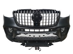 Передній бампер на Mercedes Sprinter W907 2018-2023 року (стиль AMG)
