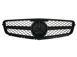 Решетка радиатора SL Flat Black для Mercedes-Benz C-Class W204 2007–2014