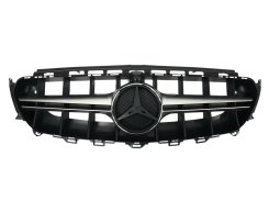 Решетка радиатора Silver Black (стиль AMG E63 S) для Mercedes-Benz E-Class W213 2016–2020