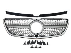 Решітка радіатора (Diamond Silver) для Mercedes-Benz VITO-Class W447 2019–2023
