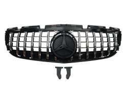 Грати радиатора (GT Chrome Black) для Mercedes-Benz SLC-Class R172 2016–2020