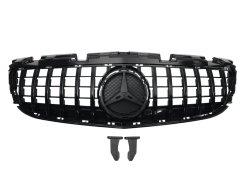 Грати радиатора (GT Full Black) для Mercedes-Benz SLC-Class R172 2016–2020