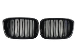 Решетка Черный глянец (Двойные M-Look) Китай на BMW X3 G01 2018-2022 года